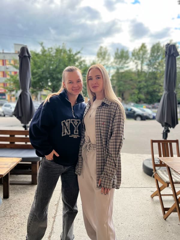 Катерина Єрьоменко з ученицею