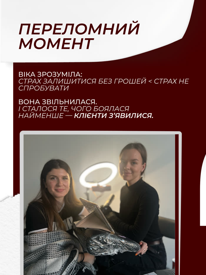 Віка — з нуля до 710 000 грн за рік — крок історії