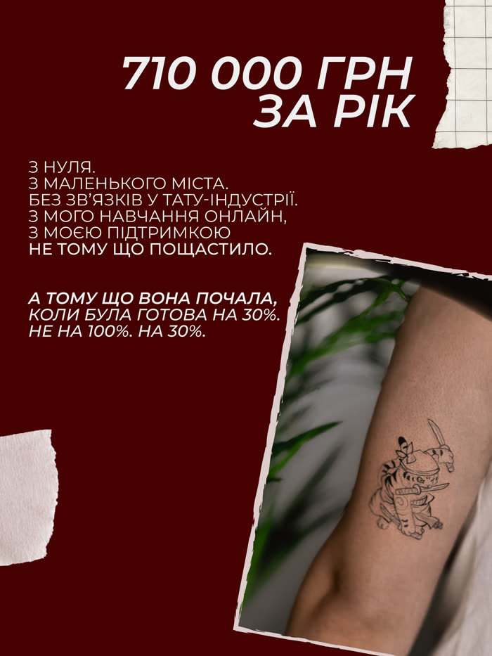 Віка — з нуля до 710 000 грн за рік — крок історії
